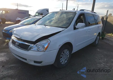 2012 Kia Sedona Lx z USA, uszkodzony, nr VIN KNDMG4C77C6488734